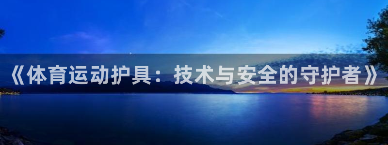 米兰体育官网下载平台注册流程视频：《体育运动护具：技术与安全