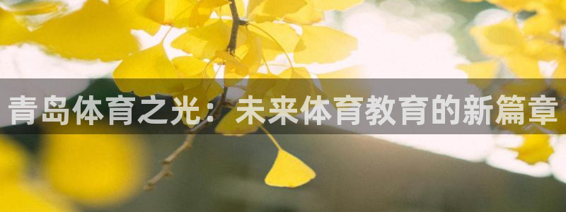 米兰体育官方正版app娱乐平台：青岛体育之光：未来体育教育的